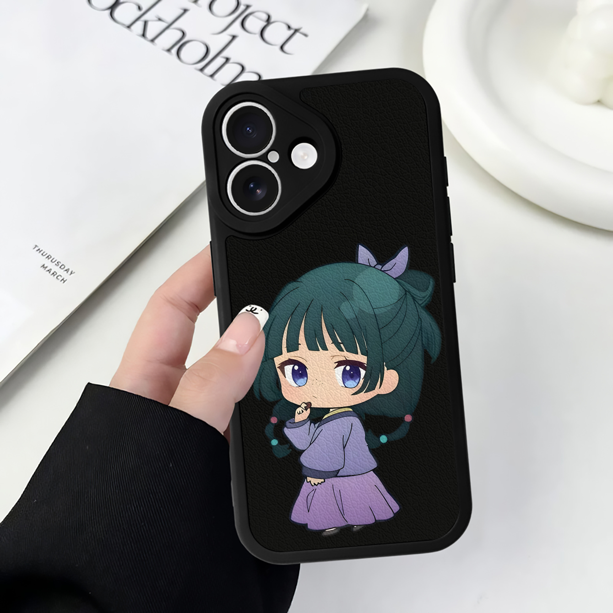 薬屋のひとりごと The Apothecary Diaries 【iPhone 16シリーズ対応】シリコンスマホケース（レザー調） 材質：シリコン